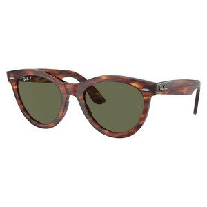 New RAY-BAN Wayfarer Way Havana Polarised Round RB2241 954/58 Sunglasses Women